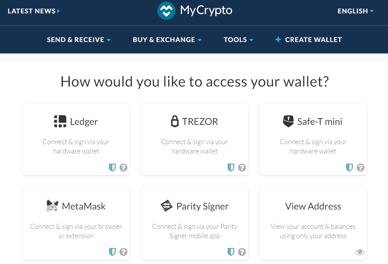 MyCrypto platform és alkalmazás